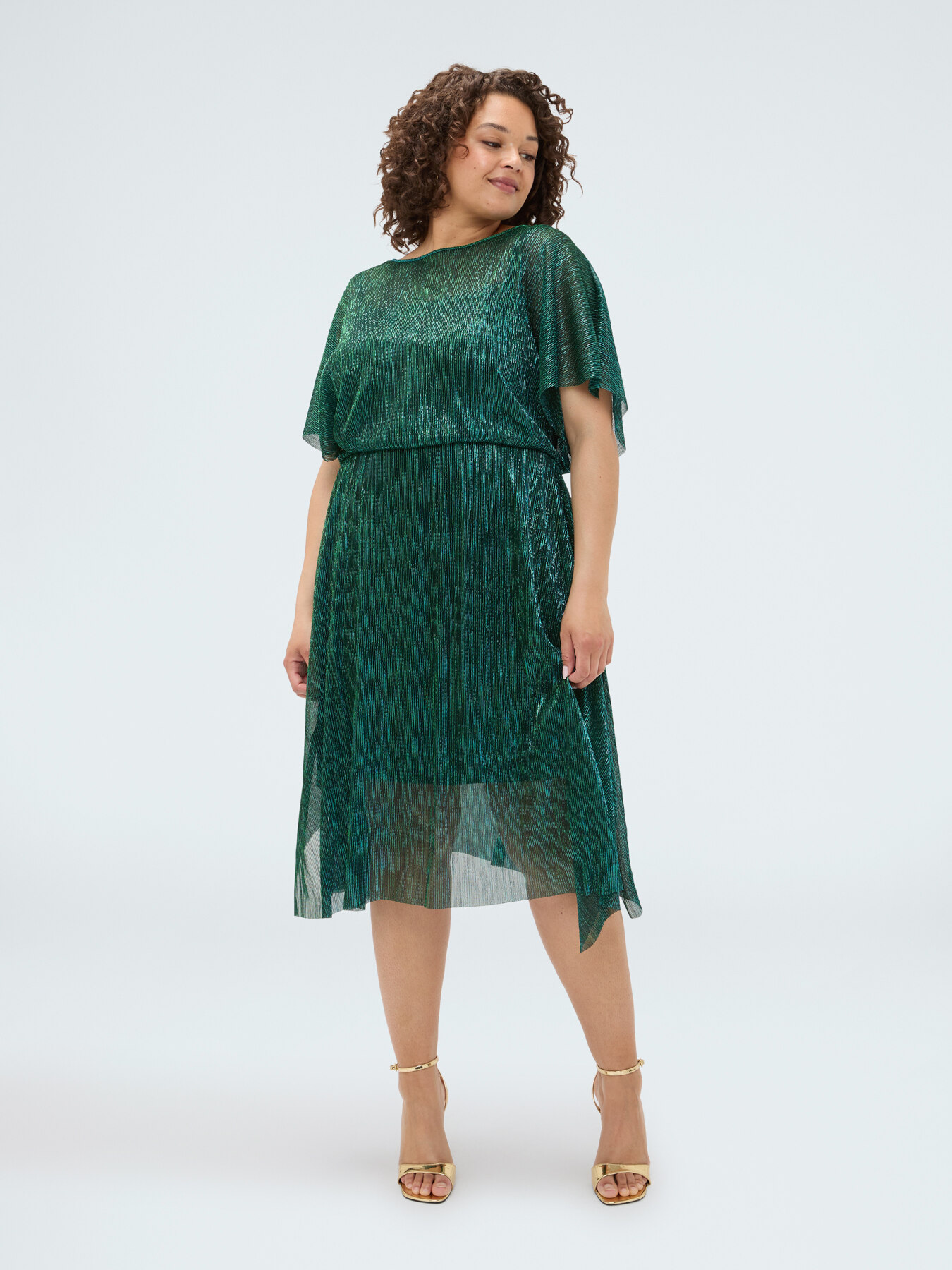 Vestito in creponne lurex image number 2