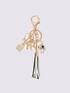FR multi-charm keychain with tassel image number 1