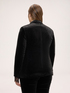Velvet blazer with lace cuffs image number 1