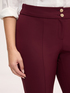 Skinny trousers with zip at the hem image number 3