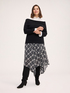 Pull avec insert effet chemise image number 0