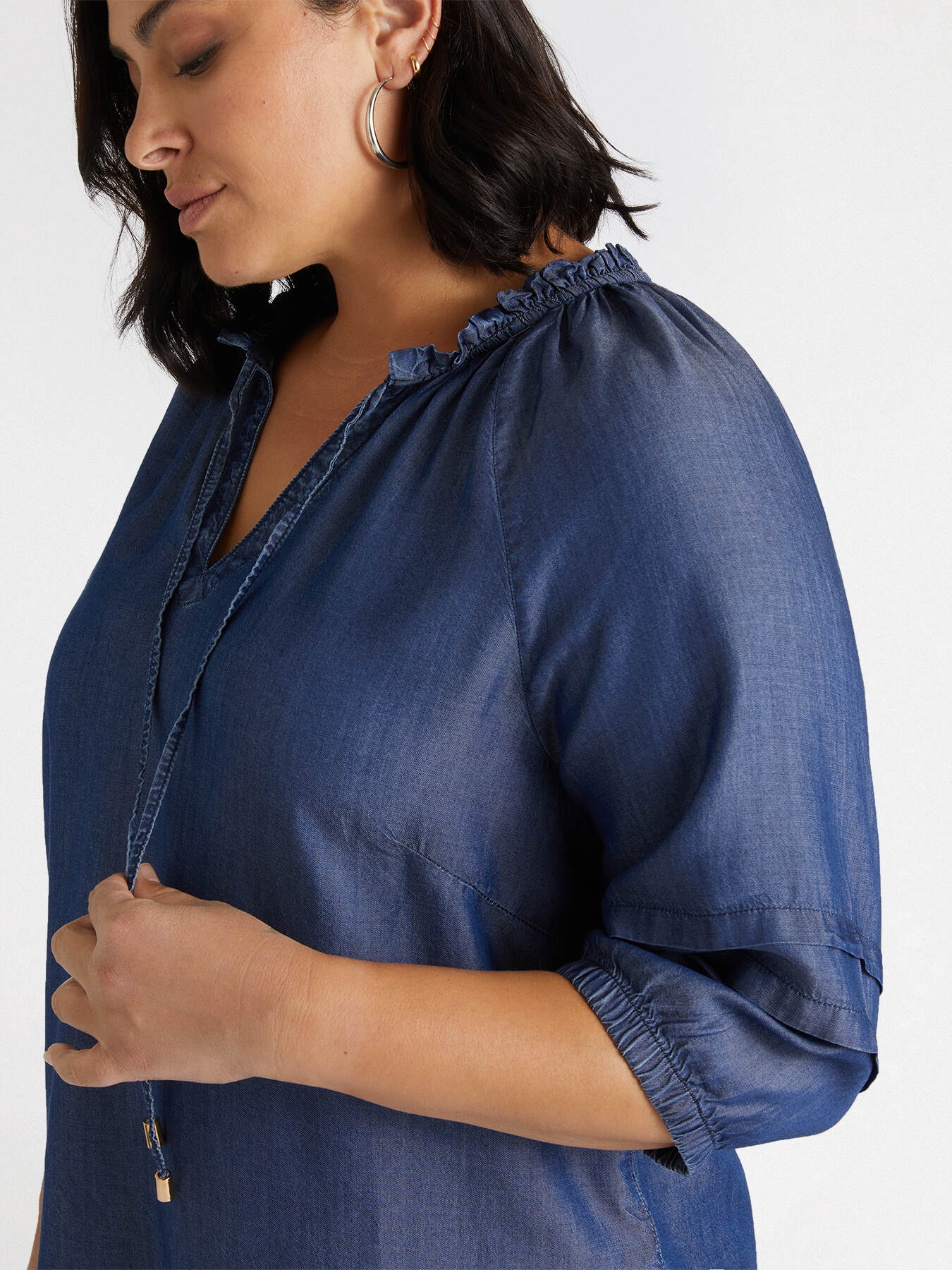 Blusa con fibras de TENCEL image number 2