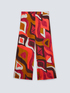 Printed palazzo trousers image number 5