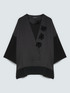Chaqueta de raso cruzada image number 4