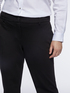 ECOVERO&trade; viscose Milano-stitch trousers image number 2