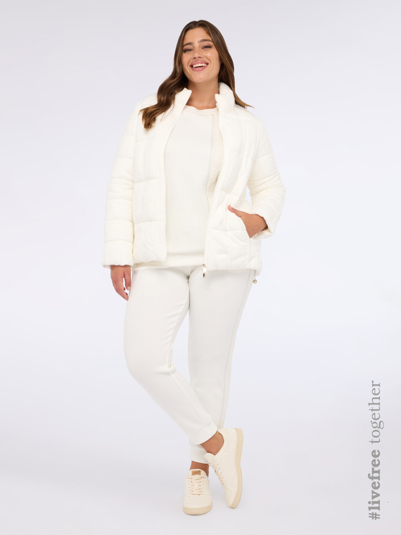 Piumino in maglia lavorata | Fiorella Rubino