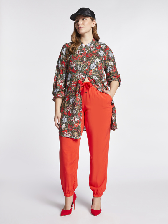 Fiorella Rubino Pantaloni joggers in viscosa Donna