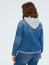 Jeansjacke mit abnehmbarer Sweatshirt-Kapuze image number 1