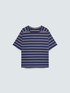 Striped viscose blend jersey T-shirt image number 4