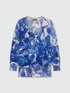 Sweater with all over floral print image number 4