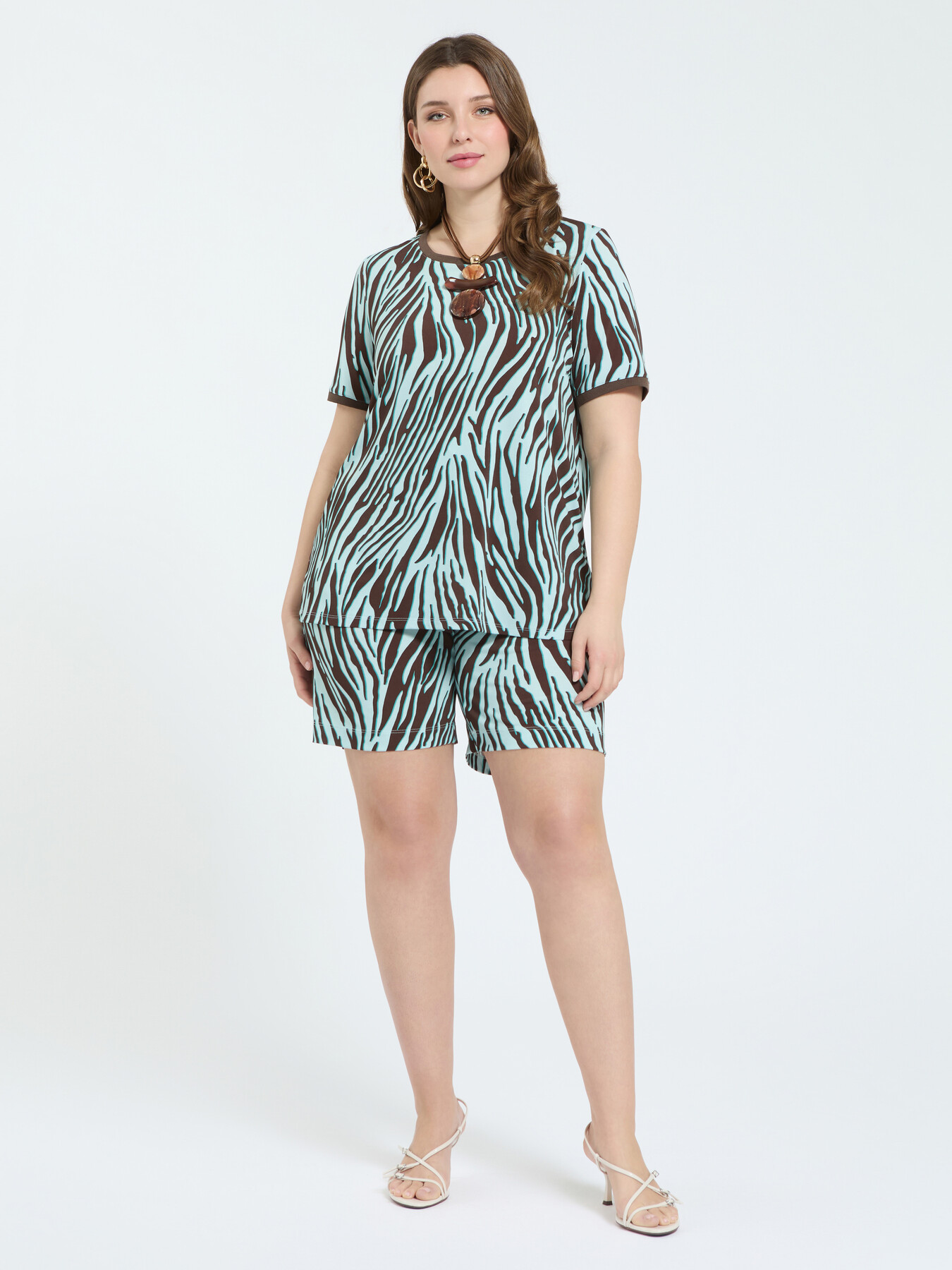 T-Shirt mit Zebra-Print image number 3