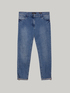 Skinny-Jeans „Giada“ mit Kristallen am unteren Saum image number 3