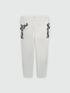 Embroidered skinny trousers image number 5