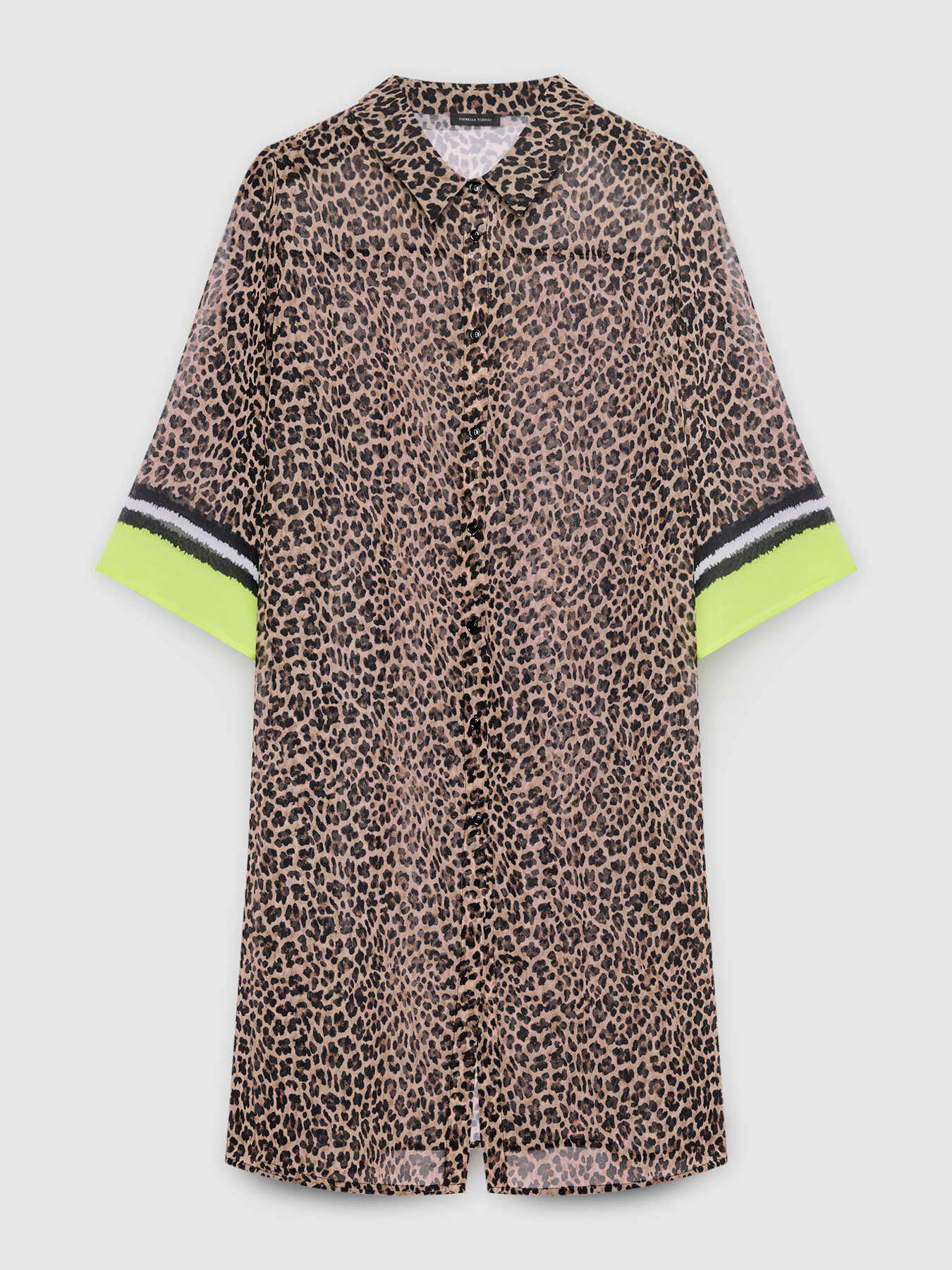 Animal print kaftan shirt image number 5