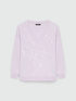 Sweater with floral embroidery image number 4