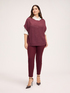 Skinny trousers with zip at the hem image number 2