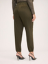 Jogger pants with elastic waist and ribbed cuffs image number 1