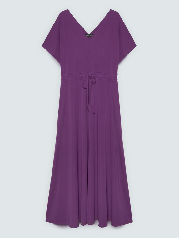 Pretty jersey dress with drawstring waist