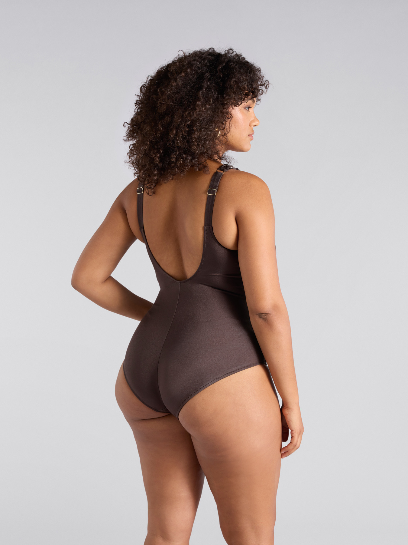 Maillot de bain une pi&egrave;ce gainant ventre fronc&eacute; image number 2