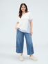 Jeans baggy in denim effetto washed image number 2
