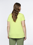 T-shirt in two fabrics with lurex edges image number 1