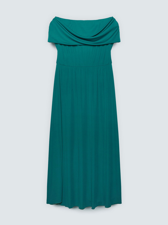 Vestito lungo Chill off-shoulder in jersey