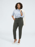 Skinny Cotton Trousers image number 0