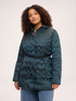 Quilted down jacket with chevron pattern image number 0