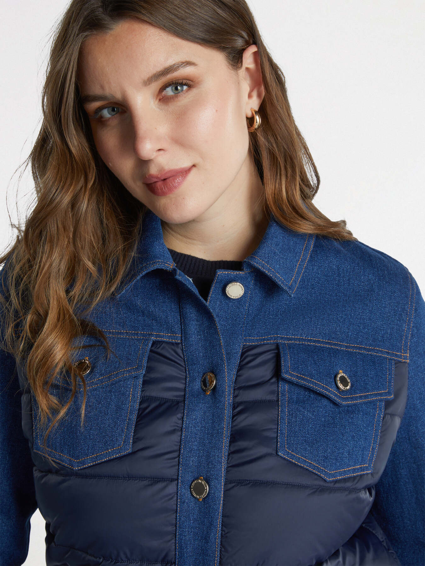 Veste bi-mati&egrave;re avec rembourrage en Sorona&reg; Aura image number 2