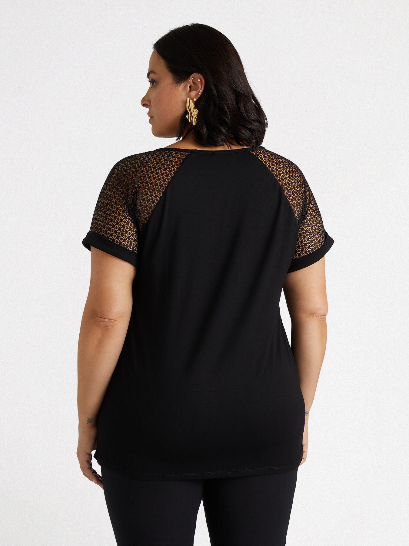 T-shirt en viscose LENZING&trade; ECOVERO&trade; avec broderie image number 1