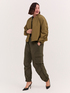 Pantaloni cargo in nylon image number 3