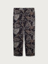 Trousers with foliage print image number 3