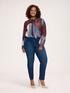 Jeggings in Blau mit dekorativen Kn&ouml;pfen image number 5