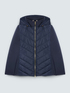 Two-tone puffer jacket with removable hood image number 5