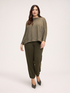 Viscose blend lurex sweater image number 2