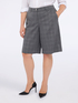 Bermuda-Shorts mit Glencheck-Muster und Lurex-Faden image number 3