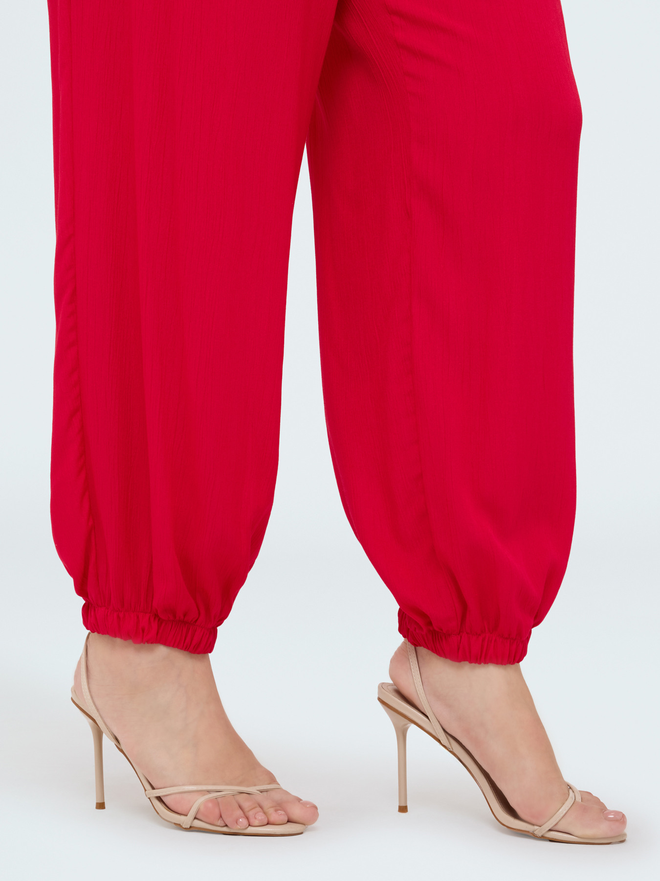 Joggers with elastic ankle image number 3