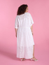 Long Broderie Anglaise kaftan dress image number 2