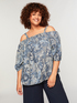 Bluse mit Kaschmir-Druck image number 0