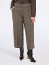 Pantaloni cropped in tessuto check image number 2