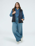 Sleeveless hooded puffer jacket image number 2