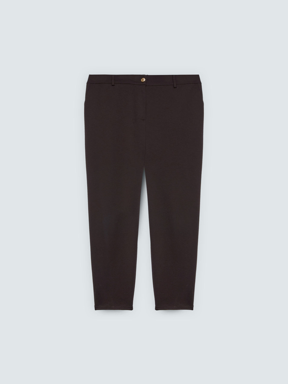 Carrot Fit Hose aus Punto Milano