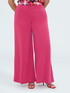 Wide Leg Trousers in Fluid Fabric image number 0
