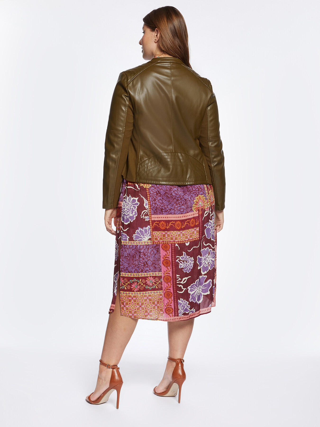 Blousonjacke aus Lederimitat image number 1