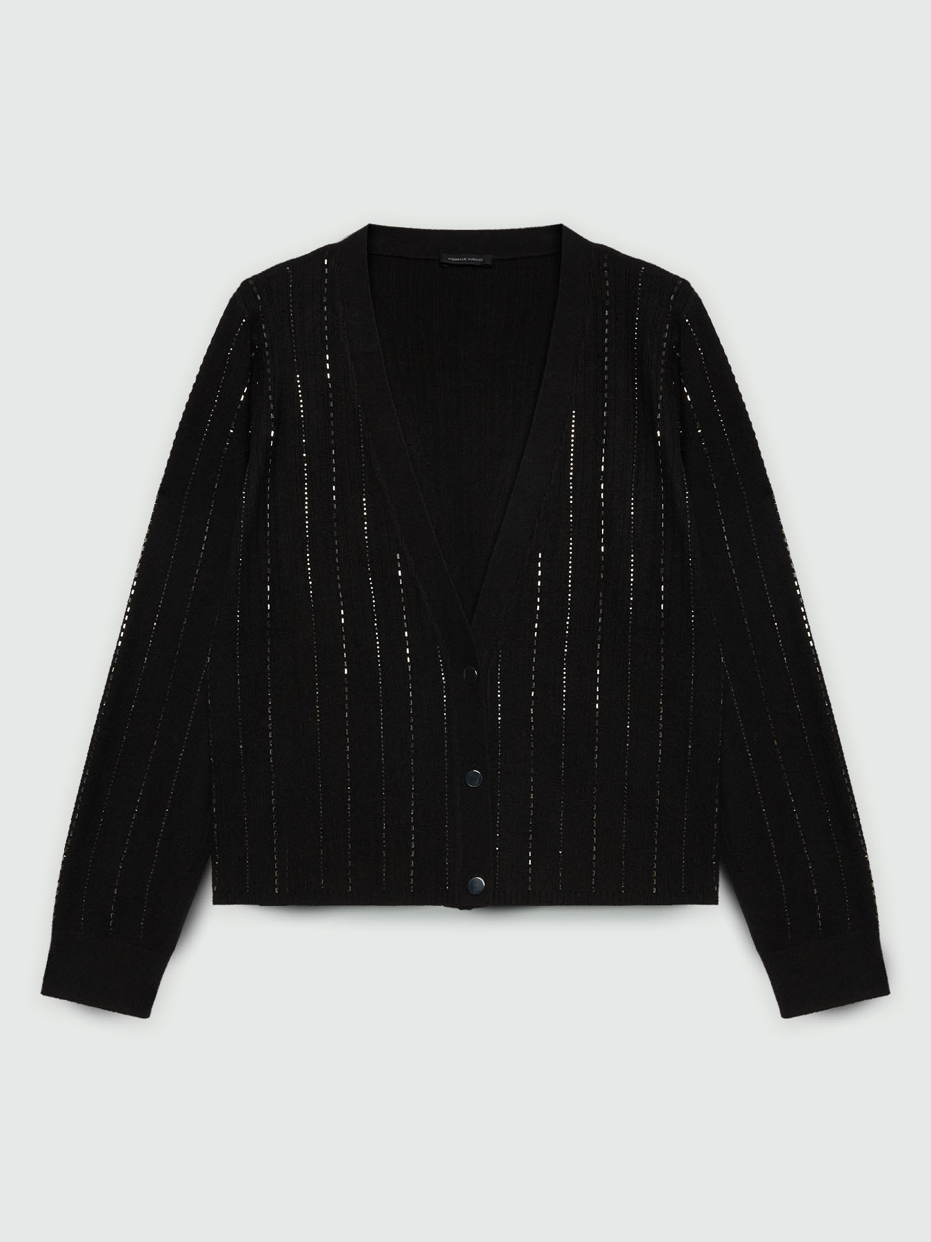 Cardigan aus LENZING&trade; ECOVERO&trade; Viskose mit buntem Streifenmuster image number 4