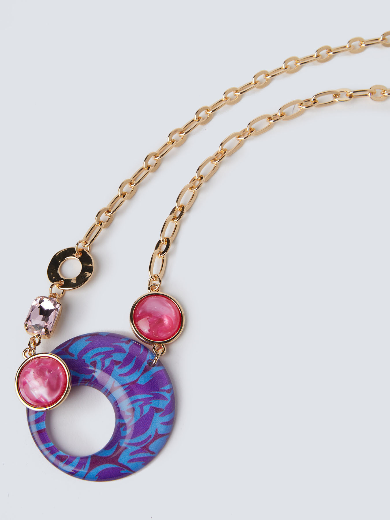 Collar largo con colgantes image number 1