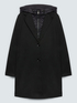 Manteau en scuba avec plastron amovible image number 4