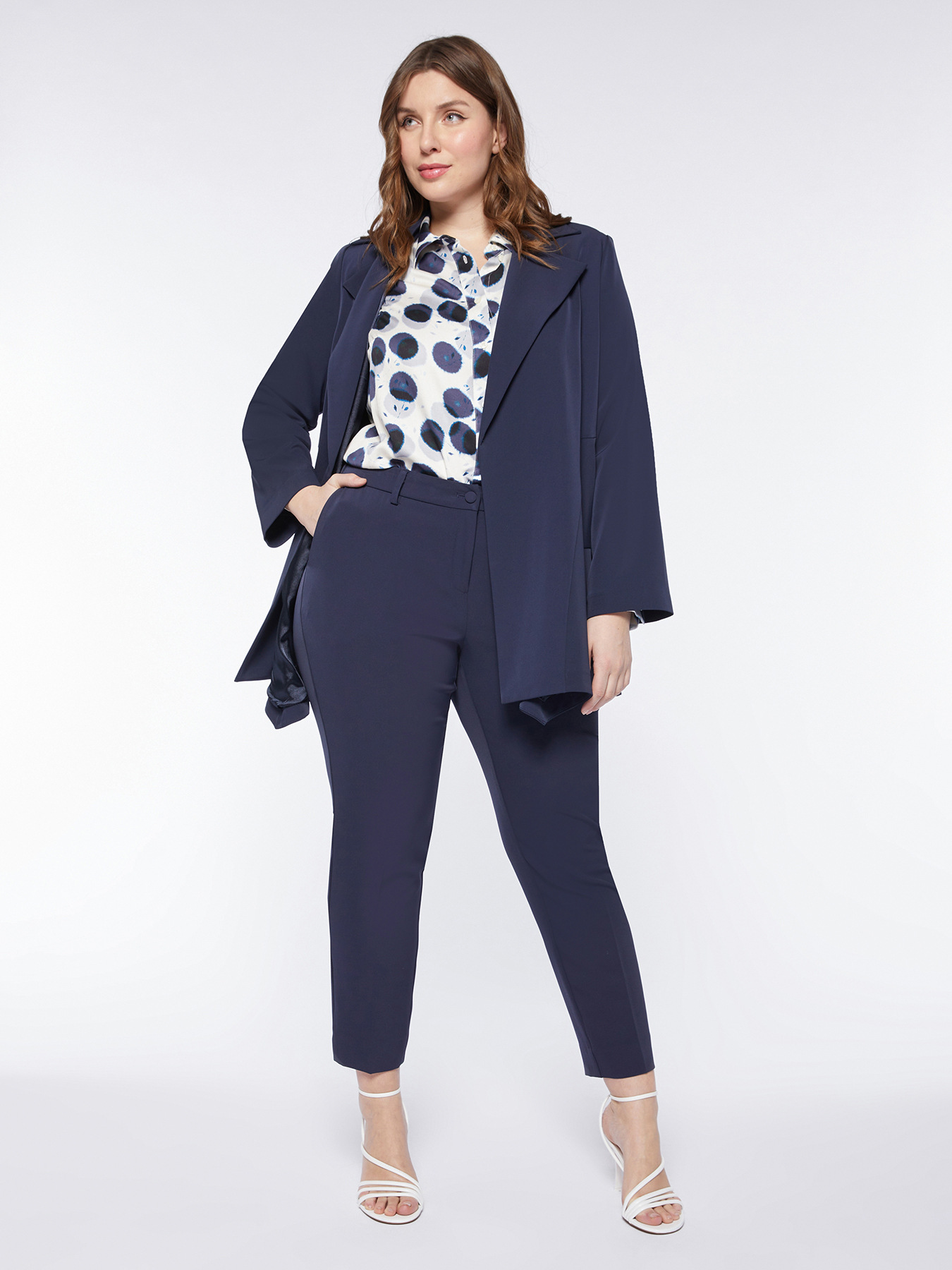 Pantaloni in tessuto fluido image number 3