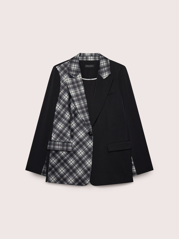 Two-tone blazer
