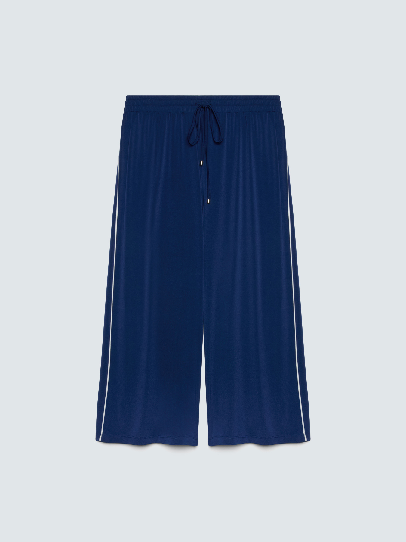 Pantaloni cropped in jersey image number 4